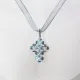 Small Cross - Sierra-Gray Organza - 1